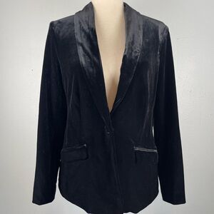 NWT INC International Concepts Deep Black Dress Jacket Size Petite M